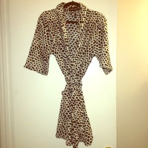 Extra Plush Cheetah Robe